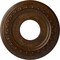 Ekena Millwork Jackson Ceiling Medallion (Canopies up to 7 3/8"), 12 1/4"OD x 4"ID x 1 1/8"P, Root Beer Crackle CM12JARBC - alternate 1